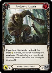 Predatory Assault (Red) (CRU013) [Crucible of War]