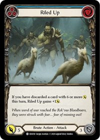 Riled Up (Blue) (CRU018) [Crucible of War]
