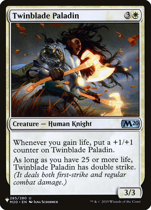 Twinblade Paladin (M20-285) [The List]