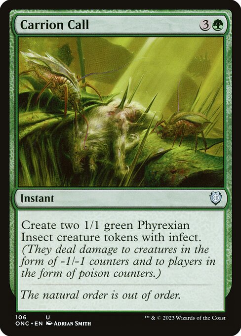 Carrion Call (106) [Phyrexia: All Will Be One Commander]
