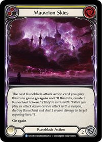 Mauvrion Skies (Yellow) (CRU146) [Crucible of War (Unlimited)]