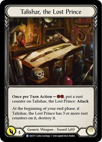 Talishar, the Lost Prince (CRU177) [Crucible of War]