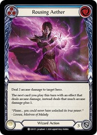 Rousing Aether (Blue) (CRU173) [Crucible of War (Unlimited)]