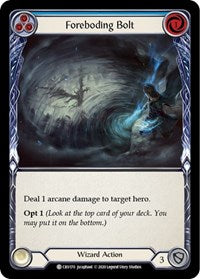Foreboding Bolt (Blue) (CRU170) [Crucible of War (Unlimited)]