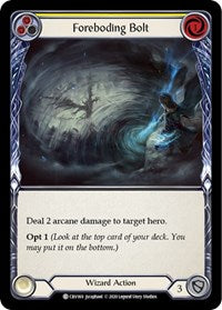 Foreboding Bolt (Yellow) (CRU169) [Crucible of War]