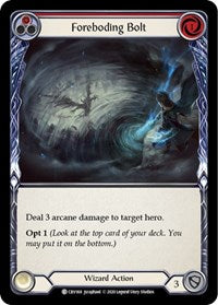 Foreboding Bolt (Red) (CRU168) [Crucible of War (Unlimited)]