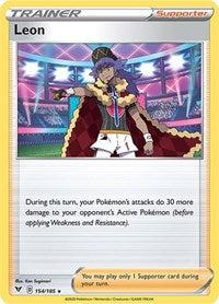 Leon (154/185) [SWSH04 Vivid Voltage]