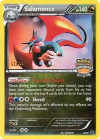 Salamence - 8/20 (Regional Championships) [Staff] (008/020) [League and Championship Cards]