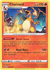 Charizard - 25/185 (Cracked Ice Holo) (025/185) [Deck Exclusives]