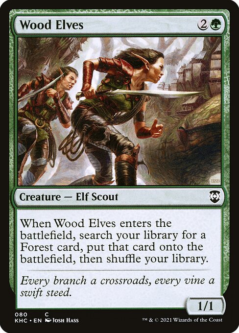 Wood Elves (80) [Kaldheim Commander]