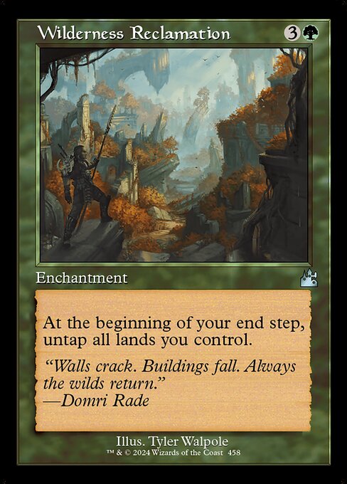 Wilderness Reclamation (458) [Ravnica Remastered]