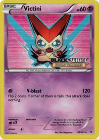 Victini - 43/101 (Prerelease) (43/101) [Black and White Promos]