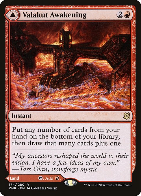 Valakut Awakening // Valakut Stoneforge (174) [Zendikar Rising]