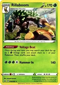 Rillaboom - 014/202 (Cosmos Holo) (014/202) [Miscellaneous Cards and Products]