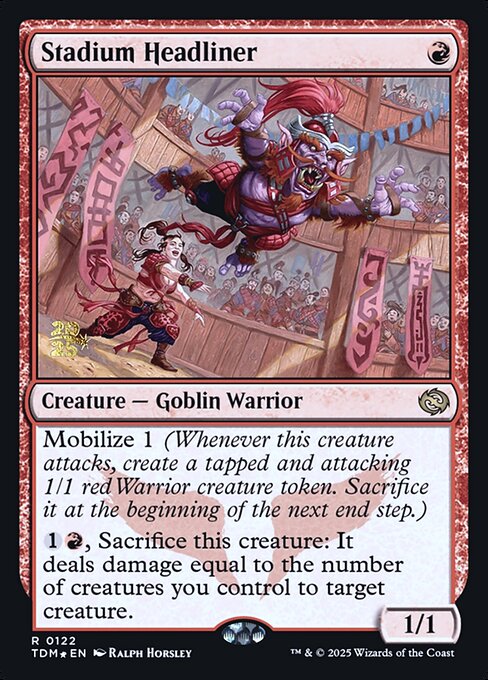 Stadium Headliner (122s) [Tarkir: Dragonstorm Promos]
