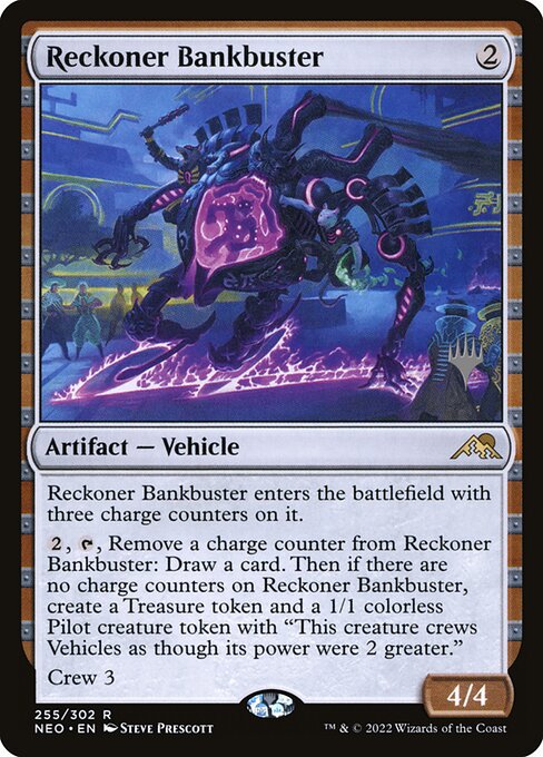 Reckoner Bankbuster (255p) [Kamigawa: Neon Dynasty Promos]