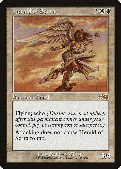 Herald of Serra (17) [Urza's Saga]