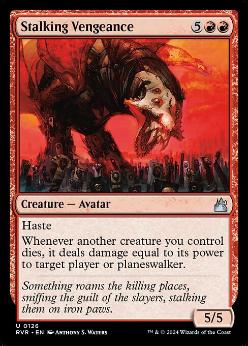 Stalking Vengeance (126) [Ravnica Remastered]