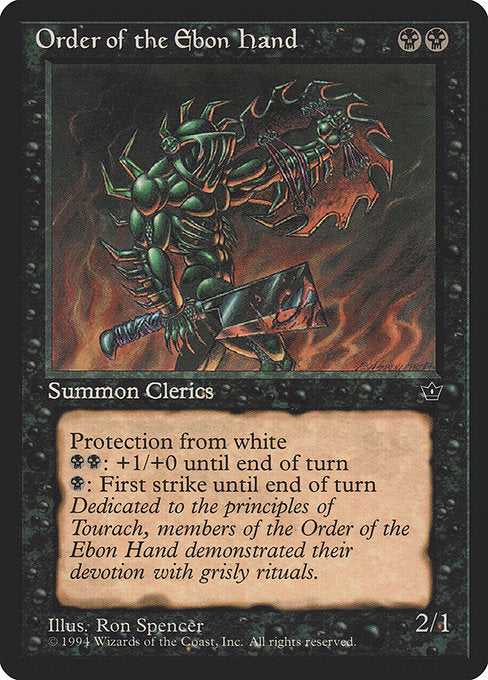 Order of the Ebon Hand (42c) [Fallen Empires]