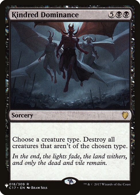 Kindred Dominance (C17-18) [The List]