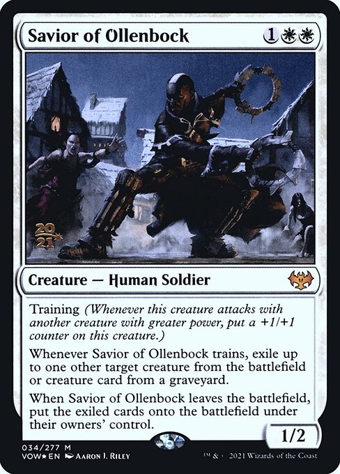 Savior of Ollenbock (34s) [Innistrad: Crimson Vow Promos]