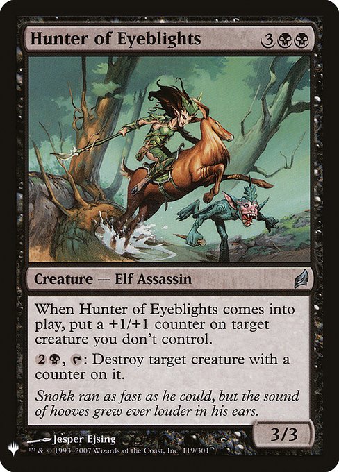 Hunter of Eyeblights (LRW-119) [The List]