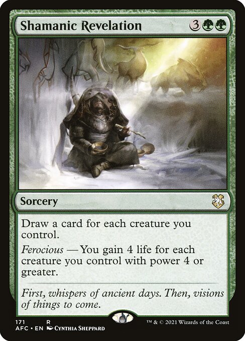 Shamanic Revelation (171) [Forgotten Realms Commander]