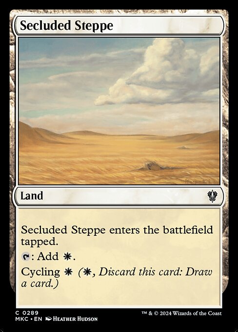Secluded Steppe (289) [Murders at Karlov Manor Commander]
