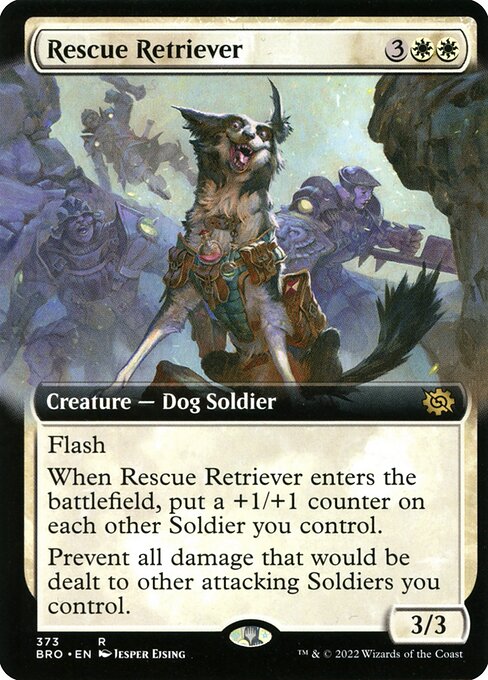 Rescue Retriever (373) [The Brothers' War] [Extended Art]