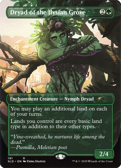 Dryad of the Ilysian Grove (191) [Secret Lair Drop] [Borderless]