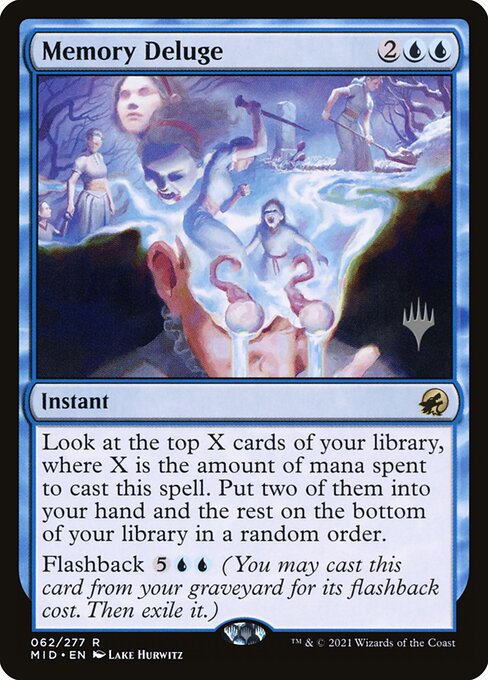 Memory Deluge (62p) [Innistrad: Midnight Hunt Promos]