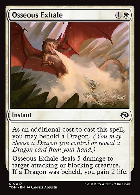 Osseous Exhale (17) [Tarkir: Dragonstorm]