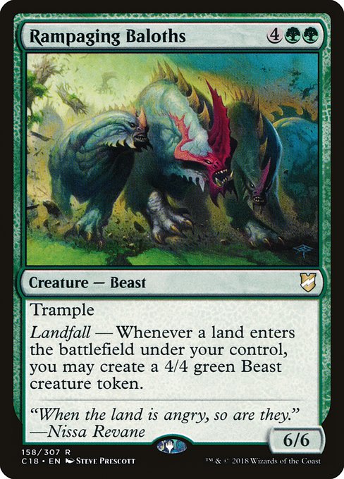 Rampaging Baloths (158) [Commander 2018]