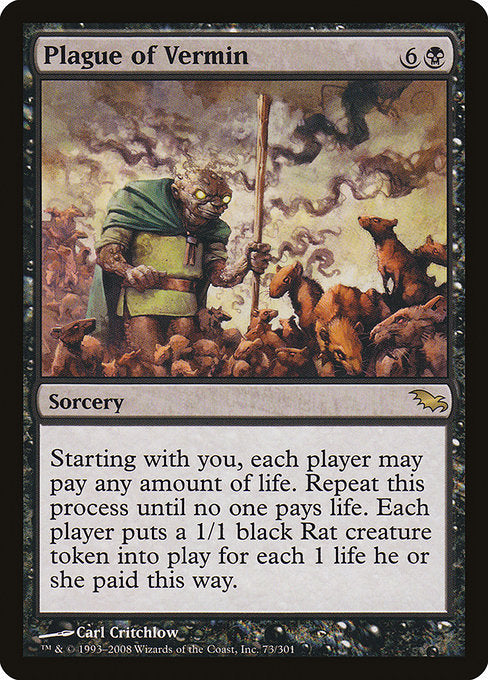 Plague of Vermin (73) [Shadowmoor]