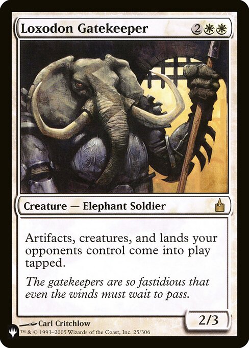 Loxodon Gatekeeper (RAV-25) [The List]
