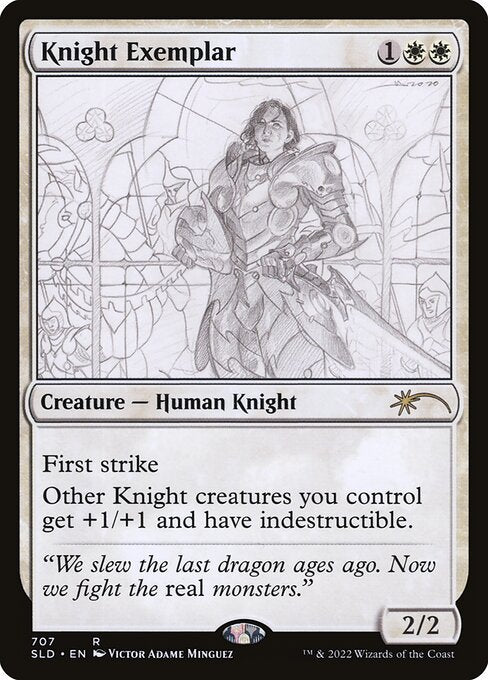 Knight Exemplar (707) [Secret Lair Drop]