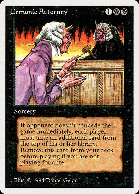 Demonic Attorney (103) [Summer Magic / Edgar]