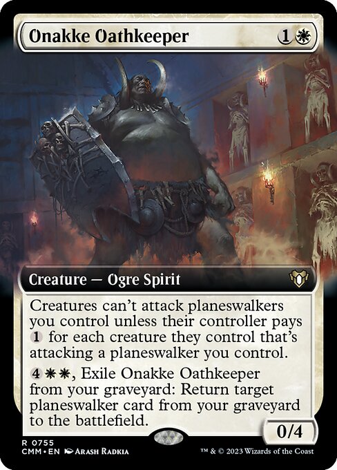 Onakke Oathkeeper (755) [Commander Masters] [Extended Art]