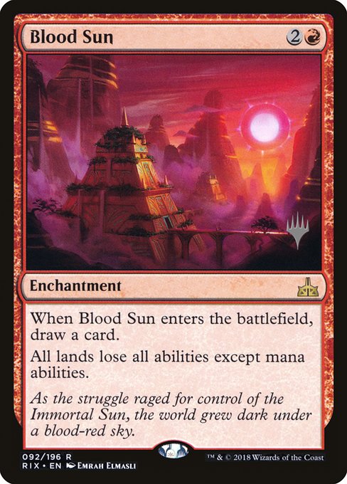 Blood Sun (92p) [Rivals of Ixalan Promos]
