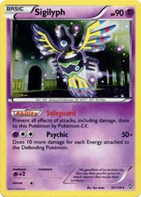 Sigilyph - 52/124 (Cosmos Holo) (052/124) [Blister Exclusives]