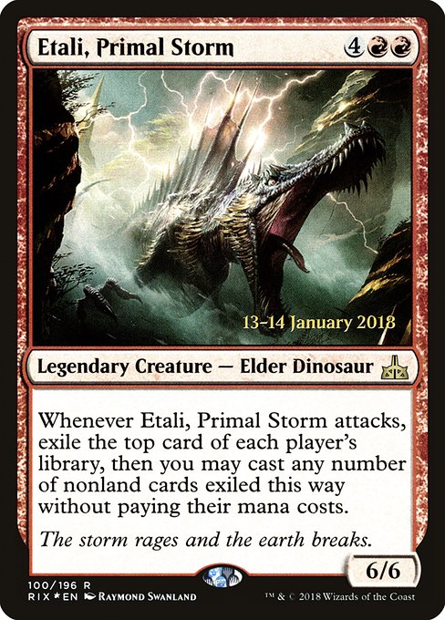 Etali, Primal Storm (100s) [Rivals of Ixalan Promos]