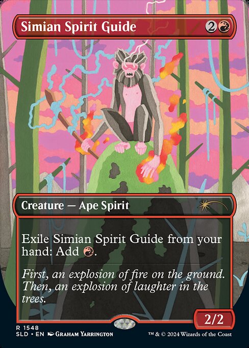 Simian Spirit Guide (1548) [Secret Lair Drop] [Borderless]