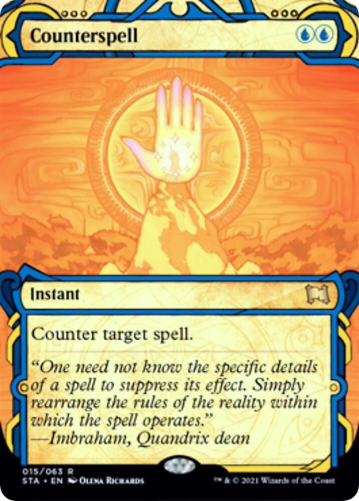 Counterspell (15) [Strixhaven Mystical Archive] [Showcase, Borderless]