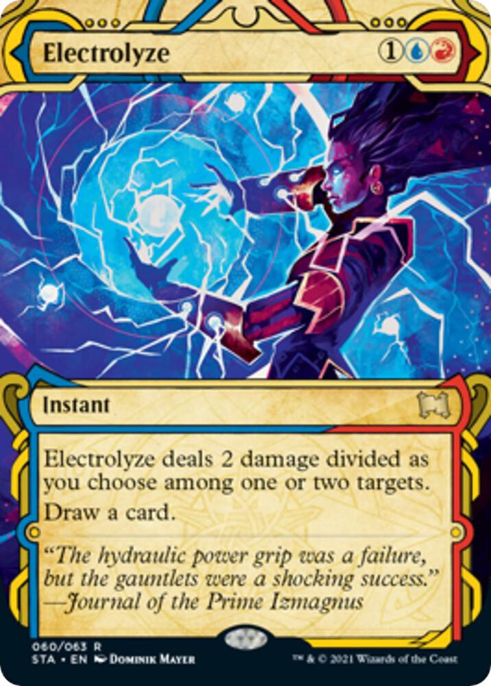 Electrolyze (60) [Strixhaven Mystical Archive] [Showcase, Borderless]