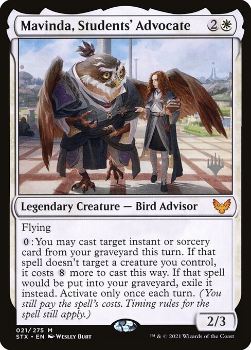 Mavinda, Students' Advocate (21p) [Strixhaven: School of Mages Promos]