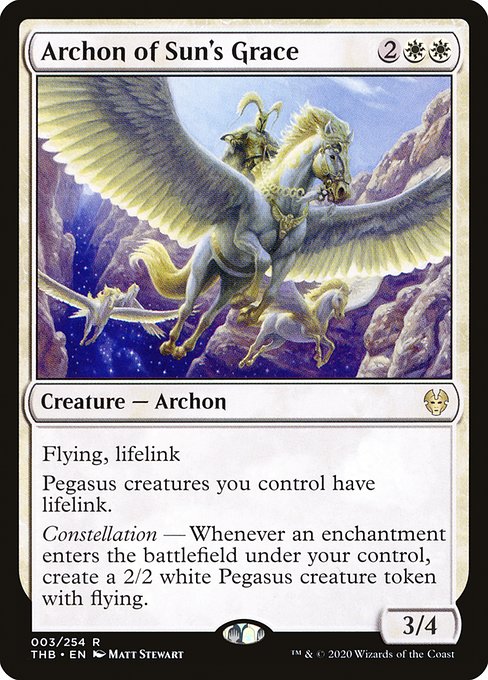 Archon of Sun's Grace (3) [Theros Beyond Death]