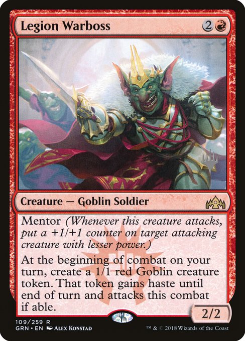 Legion Warboss (109p) [Guilds of Ravnica Promos]