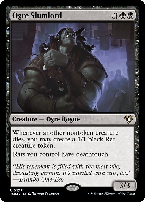 Ogre Slumlord (177) [Commander Masters]