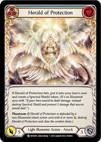Herald of Protection (Blue) (MON016) [Monarch]