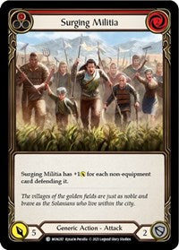 Surging Militia (Red) (MON287) [Monarch]